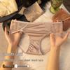 Women's Lightweight Breathable Lace Panties - High-Cut Mid-Rise Satin with Cotton Crotch, Bow Detail, and Seamless Comfort.