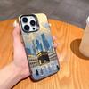 В Мекке P-Паломники Арт Чехол для Телефона Для iPhone17 16 15 14 13 12 Pro Max Серый Черный Матовый Лазерный Металлик Аврора Funda