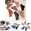 Elegant Large Size Lady Hair Claw Clips For Women With Interlocking Teeth Design