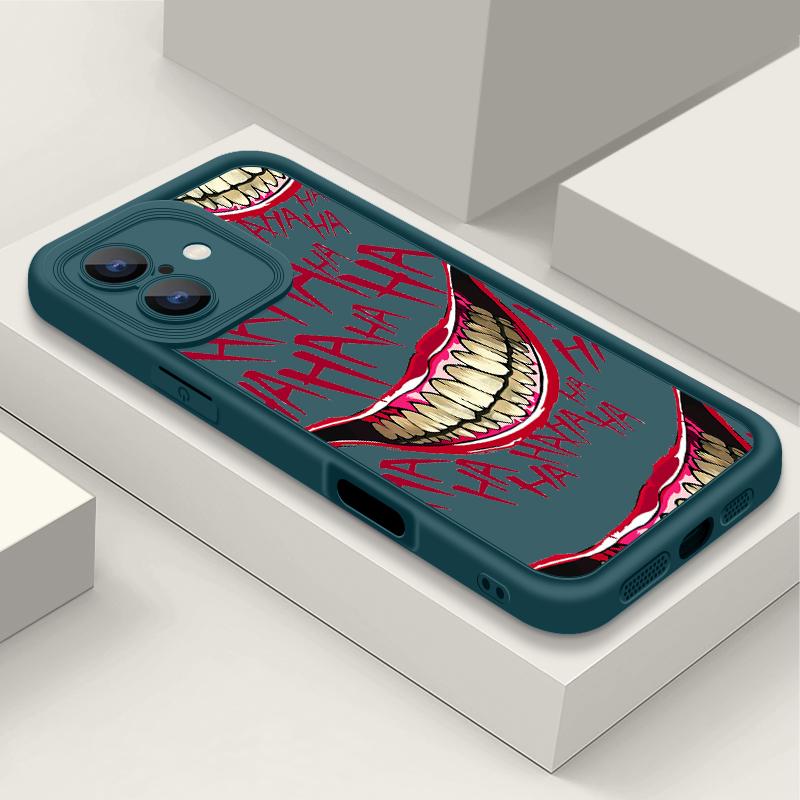 Чехол для телефона с рисунком клоуна-шута для iPhone 16 Pro Max 16e 15 14 13 12 11 XR XS 8 7, противоударный чехол-накладка из мягкого силикона