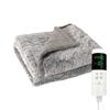 Office Heating Blanket Heat Blanket Legs Shoulders Shawl Plush Thin Blanket Washable Electric Blankets Can Be Laid or Covered for Home Office Electric