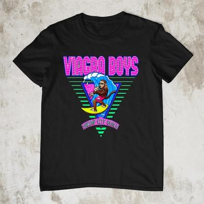 Редкая черная футболка с коротким рукавом унисекс группы Viagra Boys Band City Beach, все размеры