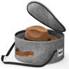 Felt Cloth Hat Box for Women Men Large Capacity Cowboy Hat Box New Wide Brim Hat Case  for Travel