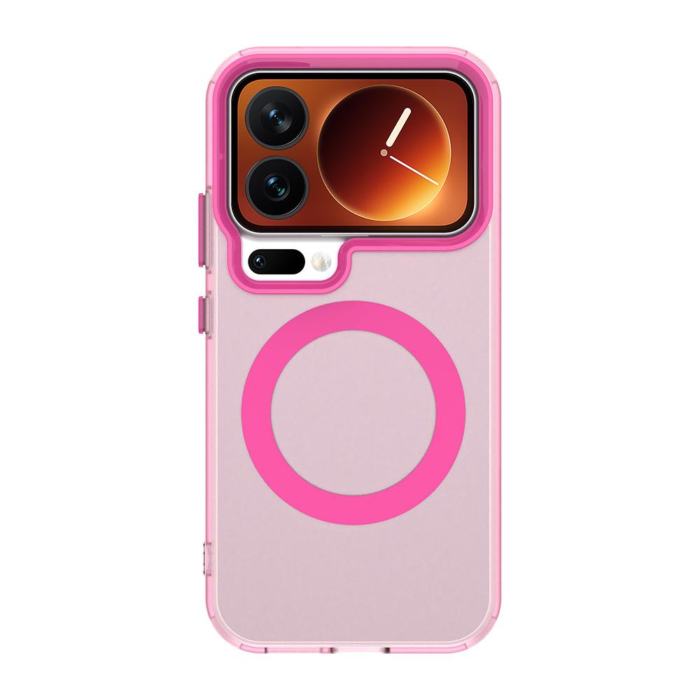 Подходит для Xiaomi 17ProMax конфетный магнитный чехол для мобильного телефона Xiaomi 15Pro матовый Xiaomi 14TPro защитный чехол