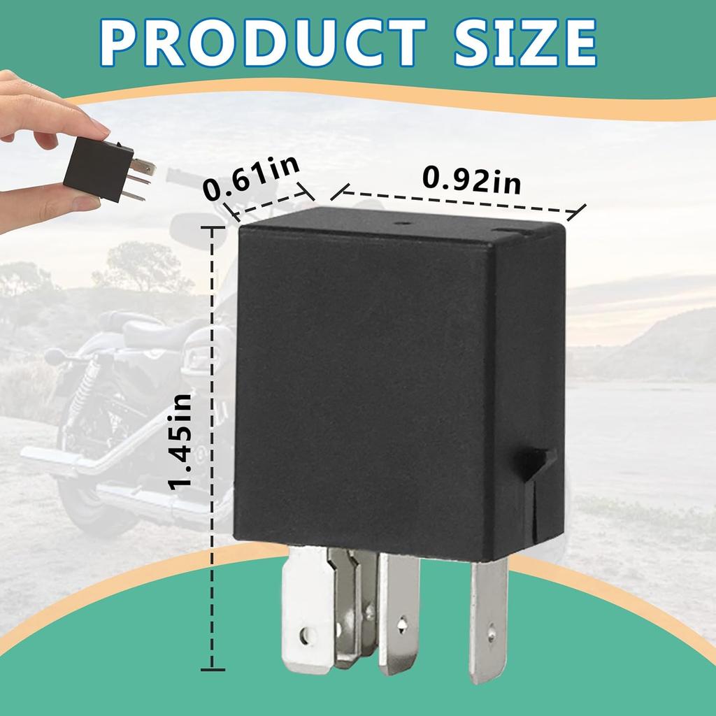 31522-00A Starter Relay Compatible with Harley Twin Cam 2000-2014 for Softail 2000-2010, Dyna 2000-2013, Touring Road Glide Road King Street Glide