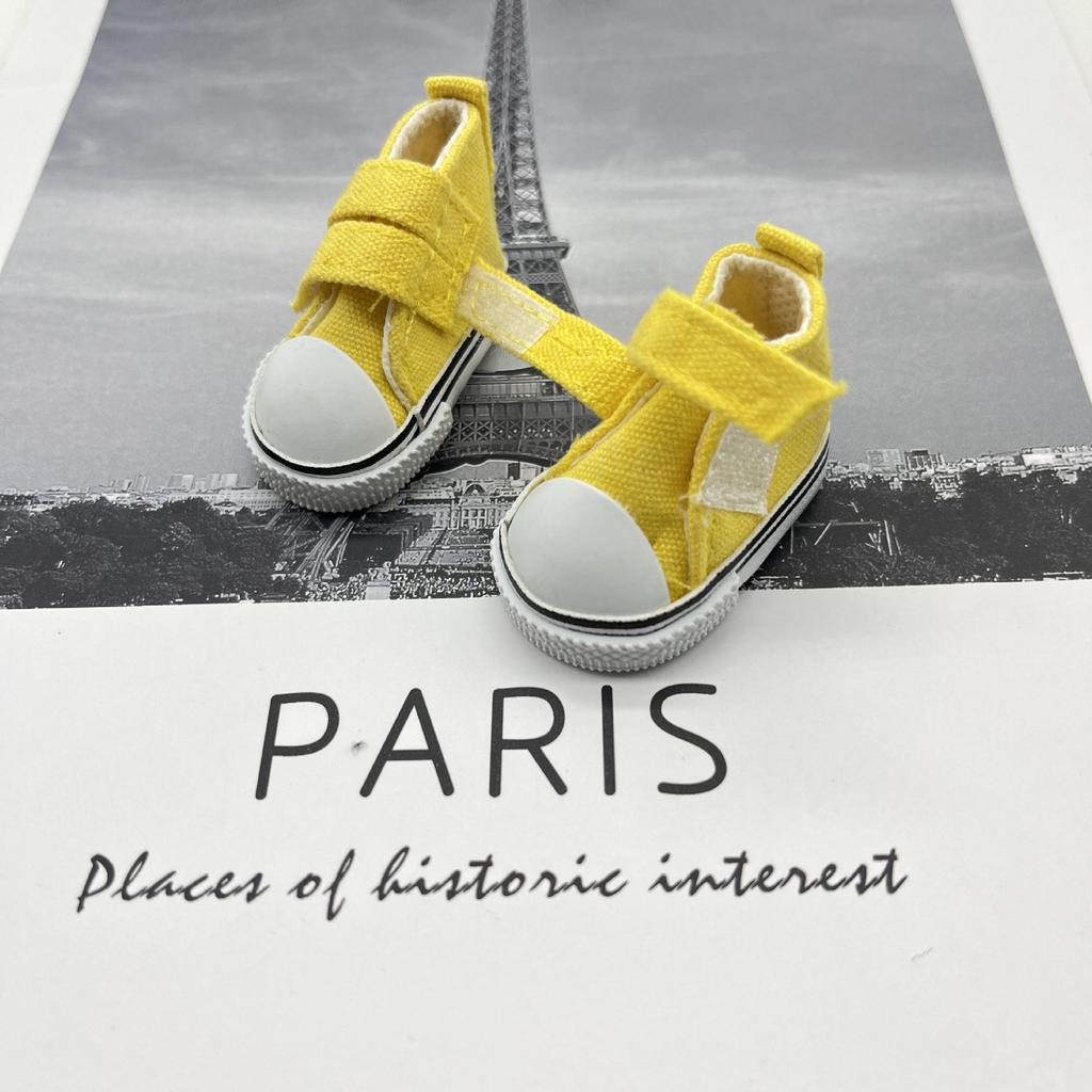 20 см BJD кукольные туфли из парусины с липучками, размер 5 см Мини для кукол SD