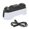 For PS5 Controller Charging Station Controller Dual Charging Dock for PS5 with LED Indicator White