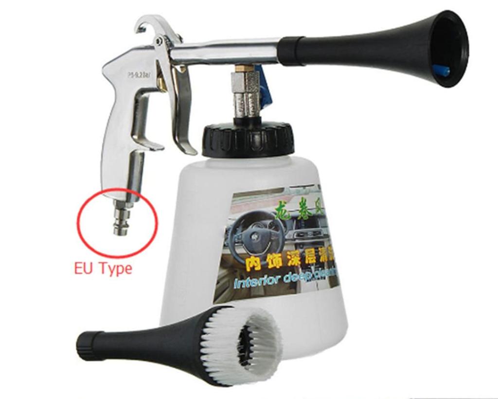 Мойка потолка автомобиля, сидений, приборной панели, пистолет для глубокой очистки, химчистка 6,5–9,2 бар, высоконапорная пенная очистка, инструменты для очистки водой