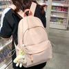 Школьные ранцы Детские для девочек начальной школы Высоко выглядящие Инс Рюкзак с буквой для учеников средней школы и старшеклассников