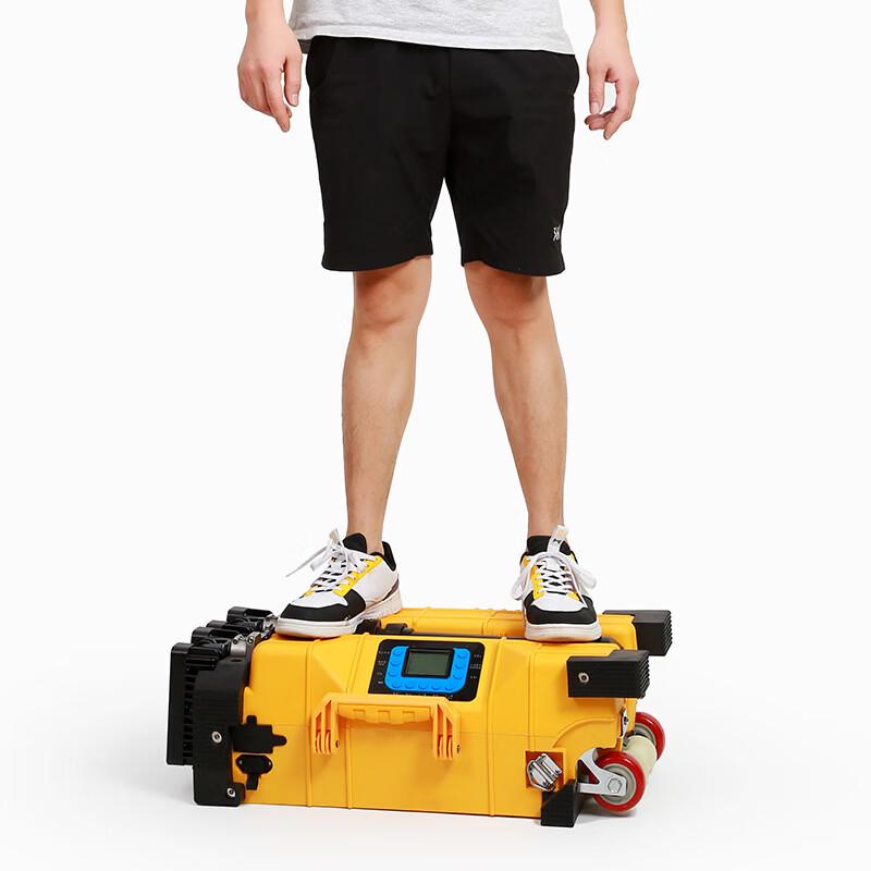 Portable Rechargeable LED Emergency Floodlight with Bluetooth Audio