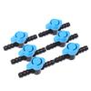 6Pcs 16Mm Drip Irrigation Barbed Valve Hose Valve Garden Tap Drip Irrigation Pipe Connectors Water Valve For Drip Or Sprinkler