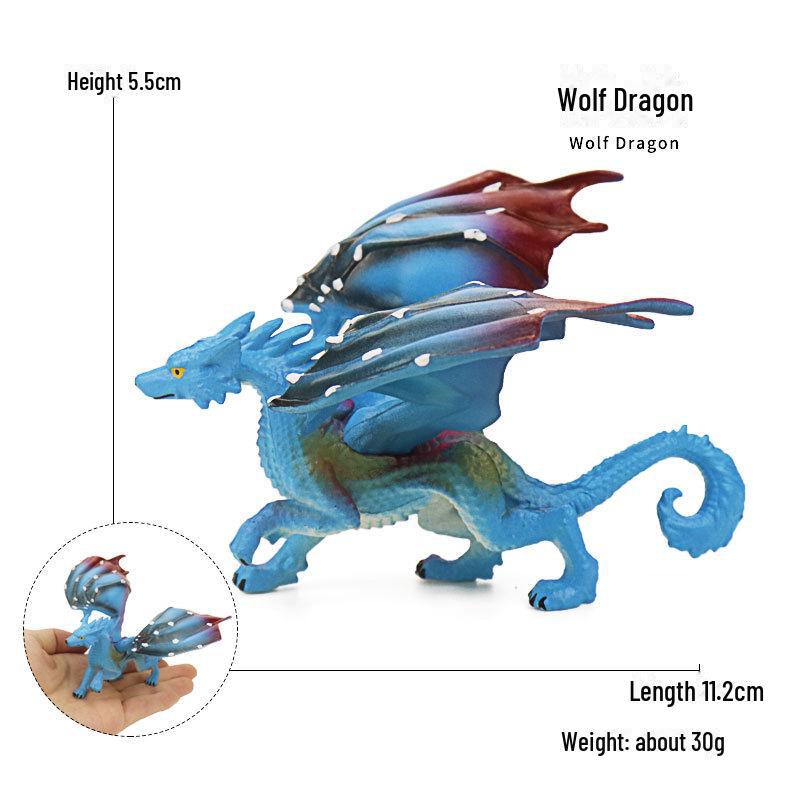 Cross-Border Fantasy Dragon Models: Fire Eagle, Ice-Breaker, Magma Dragon, Wolf Dragon, and Western Flying Dragon Ornaments