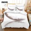 Комплект постельного белья Feather Duvet Cover Set 3D постельное белье Цифровая печать Постельное белье Queen Size Комплект постельного белья Модный дизайн