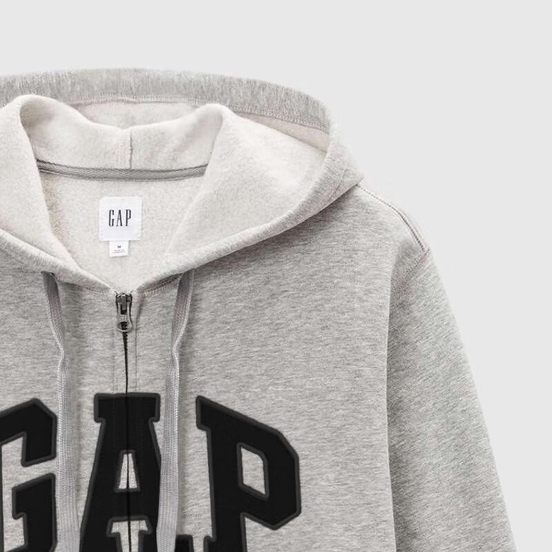 Худи на молнии из флиса с логотипом Gap унисекс