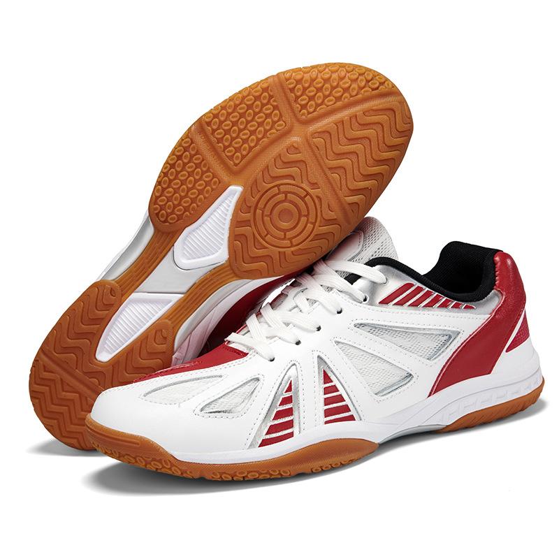 New Table Tennis Shoes for Men and Women Couples Lightweight Non-slip Breathable Badminton Shoes Tennis Shoes Professional Training Shoes
