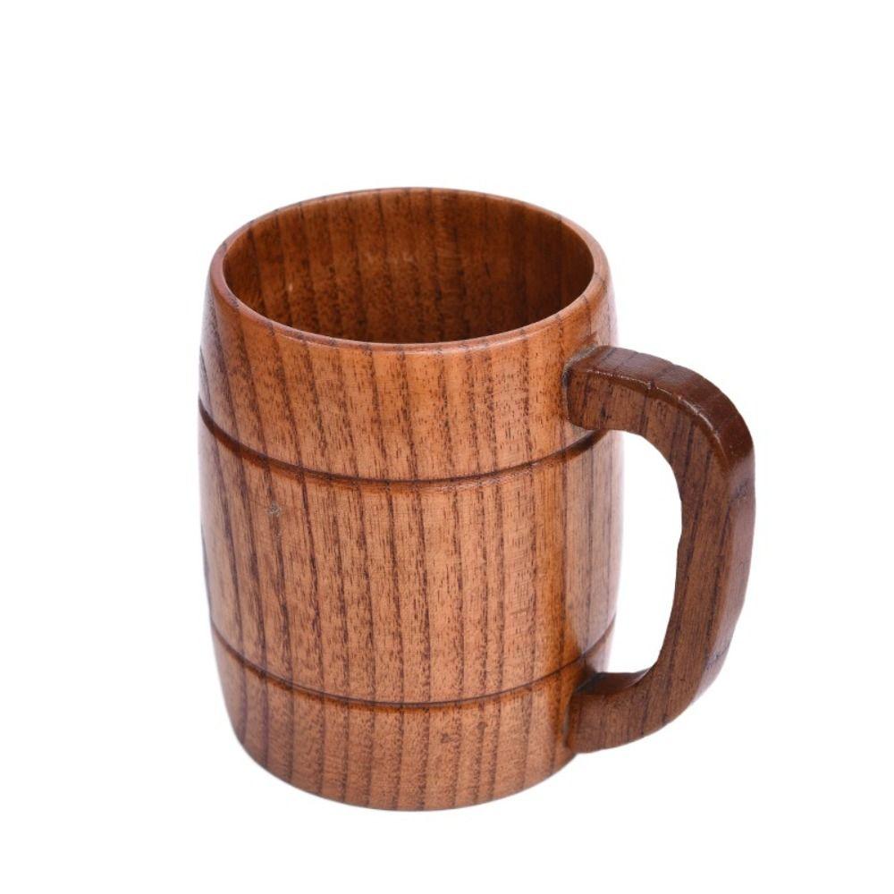 Japanese Style Wooden Tea Cup Handmade Wine Mug Cup Gift Drinking Cup Restaurant
