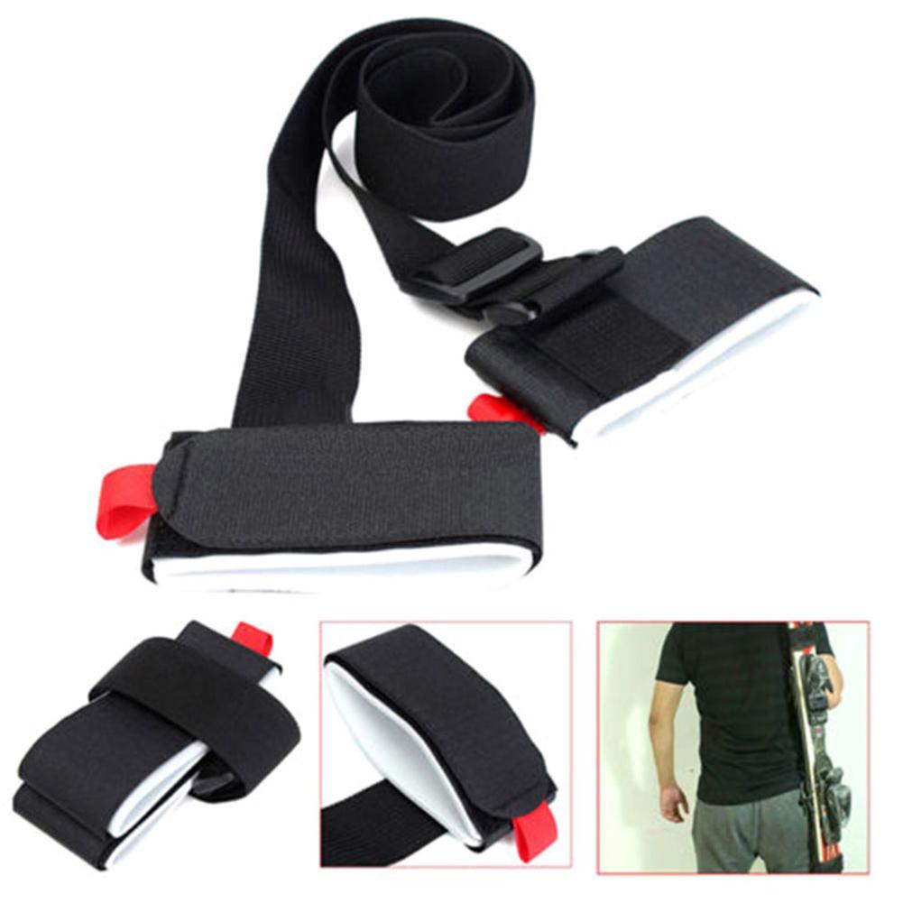 Adjustable Ski Shoulder Strap Carrier with EVA Nylon