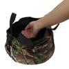 Folding Bucket, Footbath Bucket, Durable, Easy to Store, Lightweight, Polyester, Multipurpose (Camouflage) Washtub
