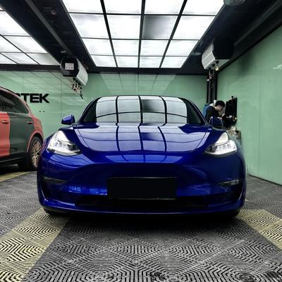 Жидкая темно-синяя автомобильная наклейка Автомобильная виниловая пленка с изменением цвета ПЭТ пленка без пузырей Упаковка Автомобильные аксессуары Автомобильные самоклеящиеся наклейки