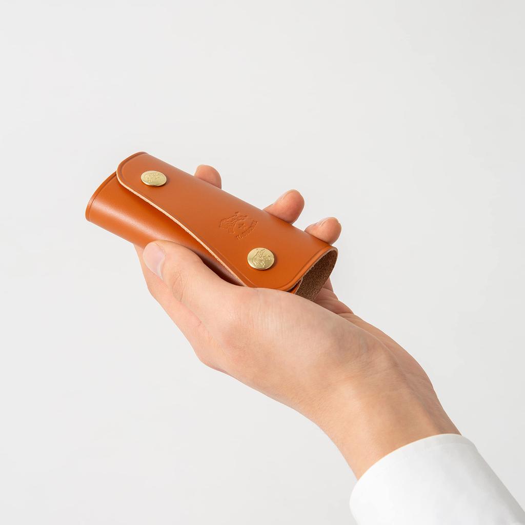 Key Case F Dark Brown [IL BISONTE] 54_1_5412305250