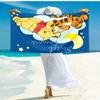 1pc Tiger Piglet Adventure beach towel,quick drying absorbent beach towel,outdoor sports swimming beach towel,Soft and comfortable Y7187