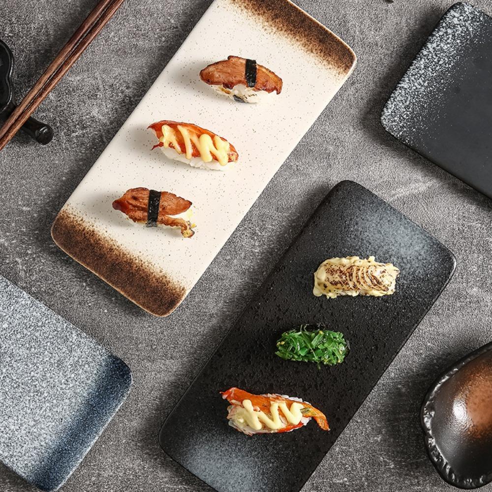 Exquisite Dinner Plates Ceramic Dessert Plate Kitchen Accessories Flat Plates Restaurant