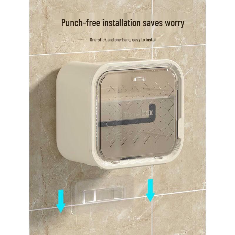 Настенный двухслойный держатель для салфеток и рулонной бумаги