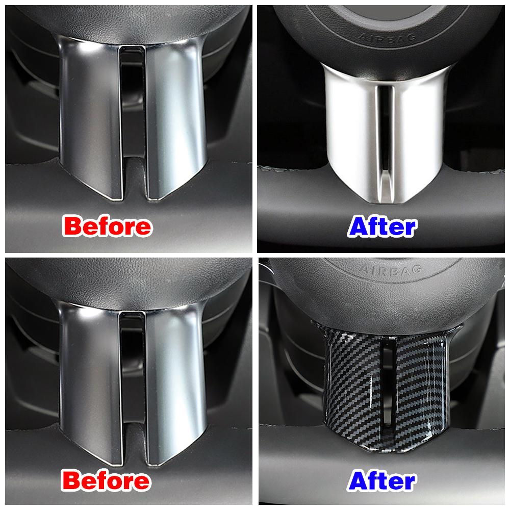 Для Mercedes Benz C Class W206 2024 2024 Автомобильная центральная консоль Ремонт рулевого колеса Украшение Ремонт Рамки Крышка Отделка Защита от царапин