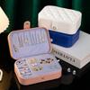 Travel Jewelry Box for Women Small Jewellery Box for Girls Travel Jewelry Organizer Box Portable Mini Travel Jewelry Case for Ring
