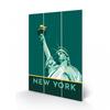Georgina Westley New York Statue of Liberty Wood Plaque