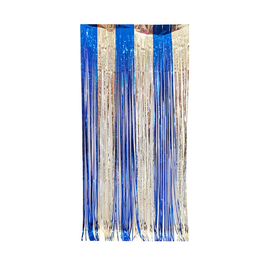 Double Pinyin Foil Fringe Curtains, Party Decorations Metallics Streamers, Party Photo Booth Backdrops For Birthday Wedding Engagement Bridal Shower