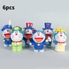 Model Doraemon Pvc Pack With Assembly For Office Desk Decor And Gift Giving