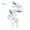 Металлическая подставка для восхождения в форме листа, простая установка, опора для скалолазания, шпалера, цветочная композиция, столб для защиты растений, аксессуар для лесов