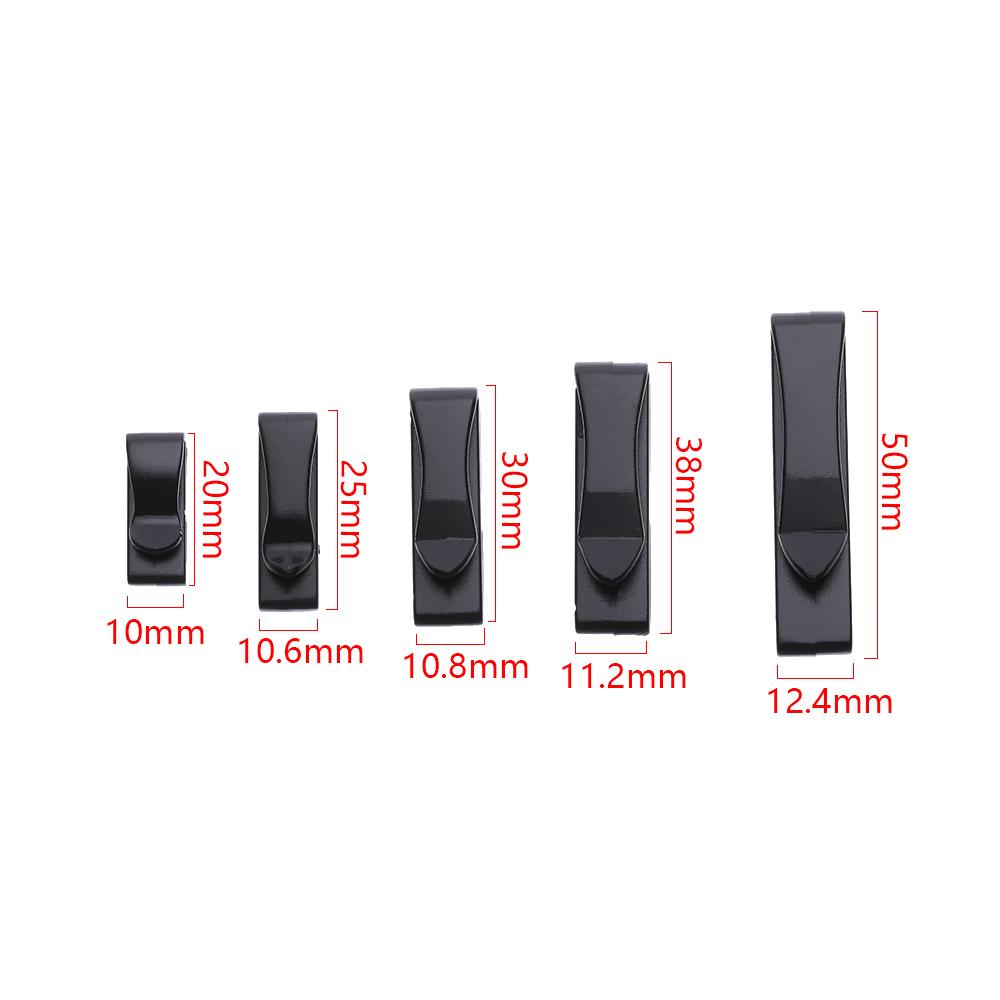 5 шт. Поясные пряжки-клипсы Кемпинг Пеший туризм Концевик ремня Черный пластик Сталь Регулировочная пряжка Стопор Пряжки для рюкзака Аксессуары для ремня сумки