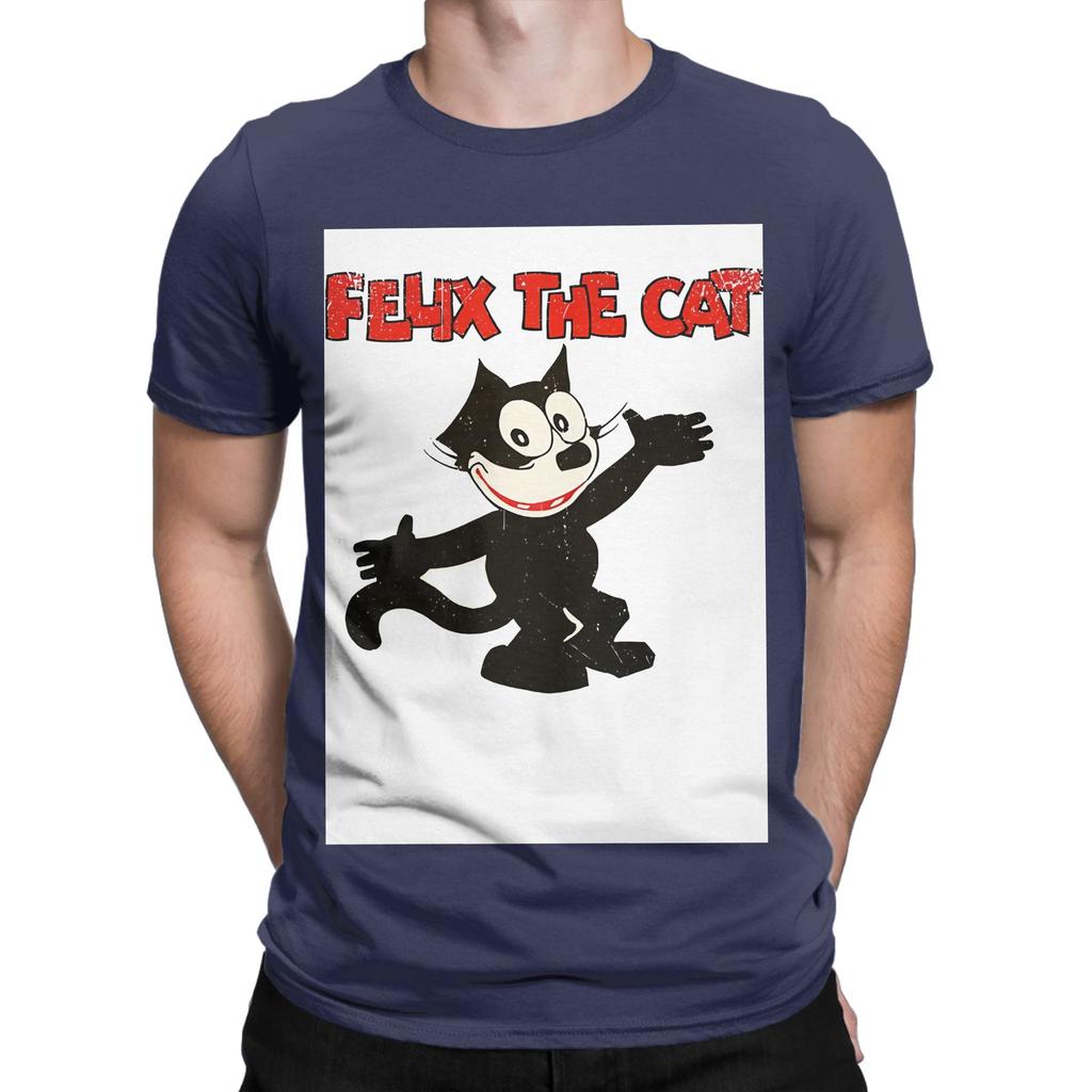 Ffelix The Ccat 1920s Authentic Distressed Style Funny Graphic 100 Cotton Tshirt Ffelix The Ccat Tops Tees For Unisex