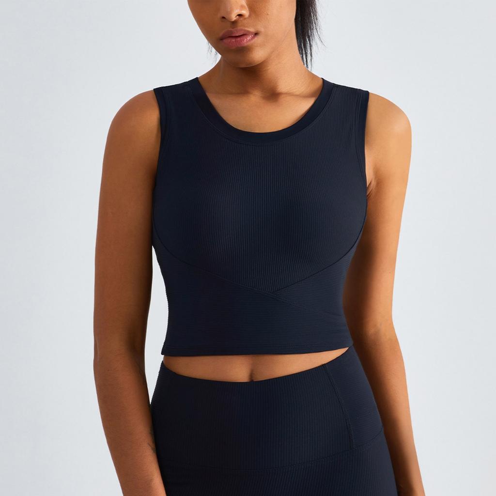 Fixed Cup Sports Vest One-piece Tight Slimming Fitness Bra I-shaped Beautiful Back Yoga Underwear For Women