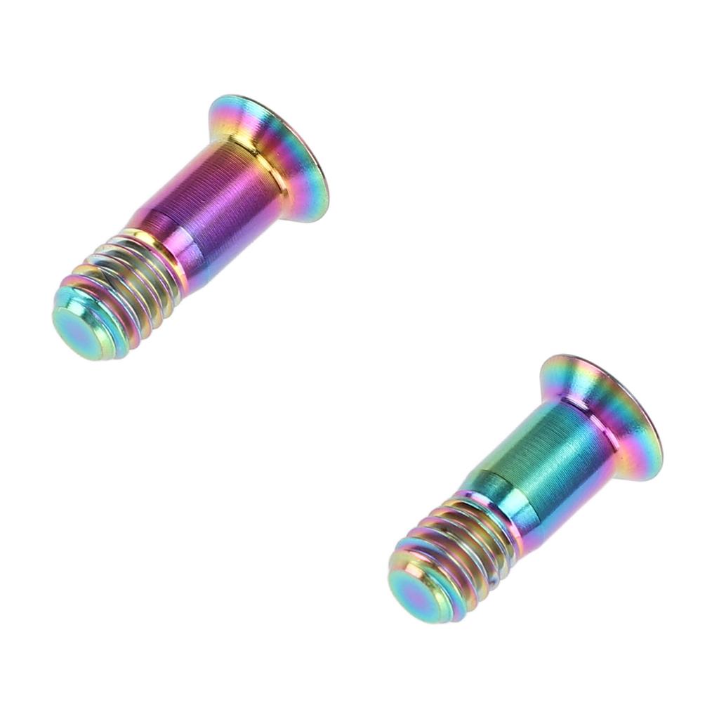 2 шт. велосипедный подшипник шкив винты колеса титановый сплав плоская головка уменьшить пропуск цепи задний переключатель передач руч