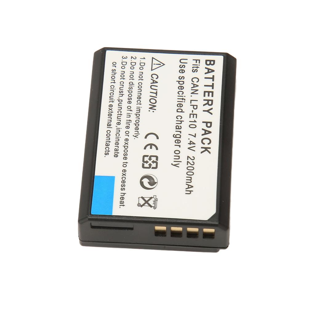 LP E10 Lithium Ion Battery Professional 7.4V 2200mAh Camera Replacement Battery for 1300d 1100D
