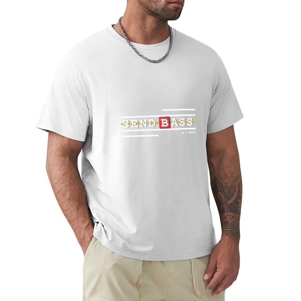 Send Bass (do it now) TShirt Basic Short Sleeve Cotton Blend TShirt