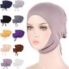 Short Arab Turban Bonnet Muslim Inner Hijab Caps Islamic Cap Headwrap Female Headscarf
