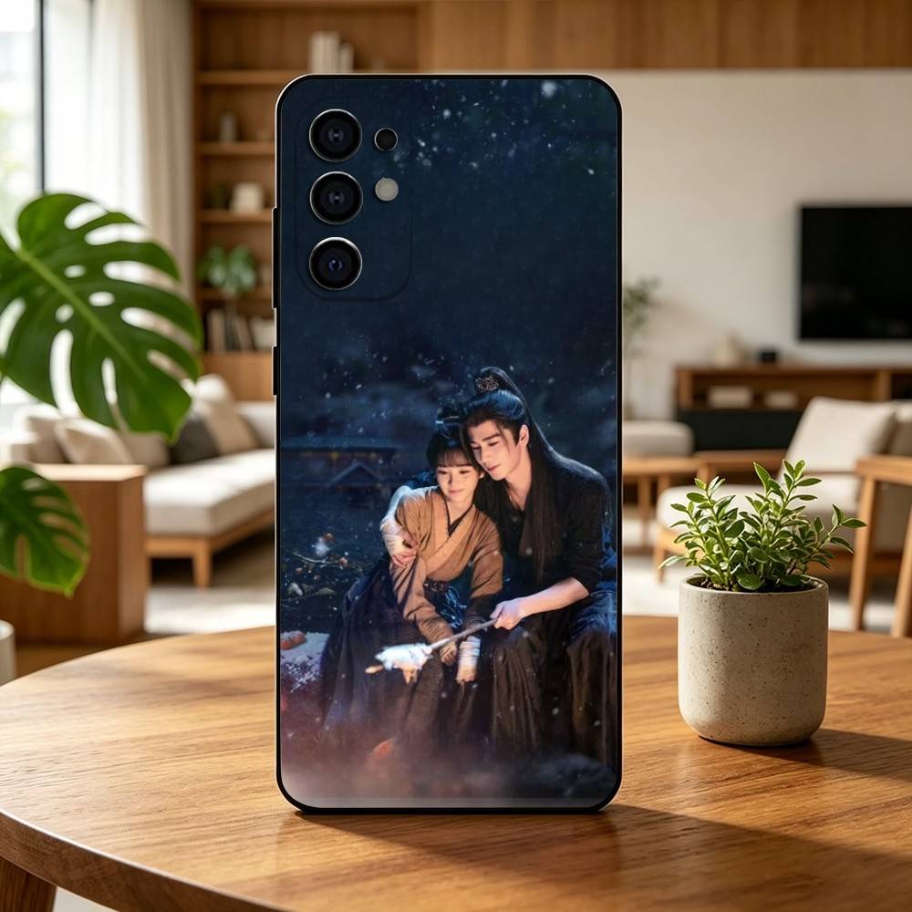 Чехол для телефона "Погоня за нефритом" для Samsung S25, S24, S21, S22, S23, S30, Ultra, S20, Plus, Fe, Мягкий силиконовый черный чехол