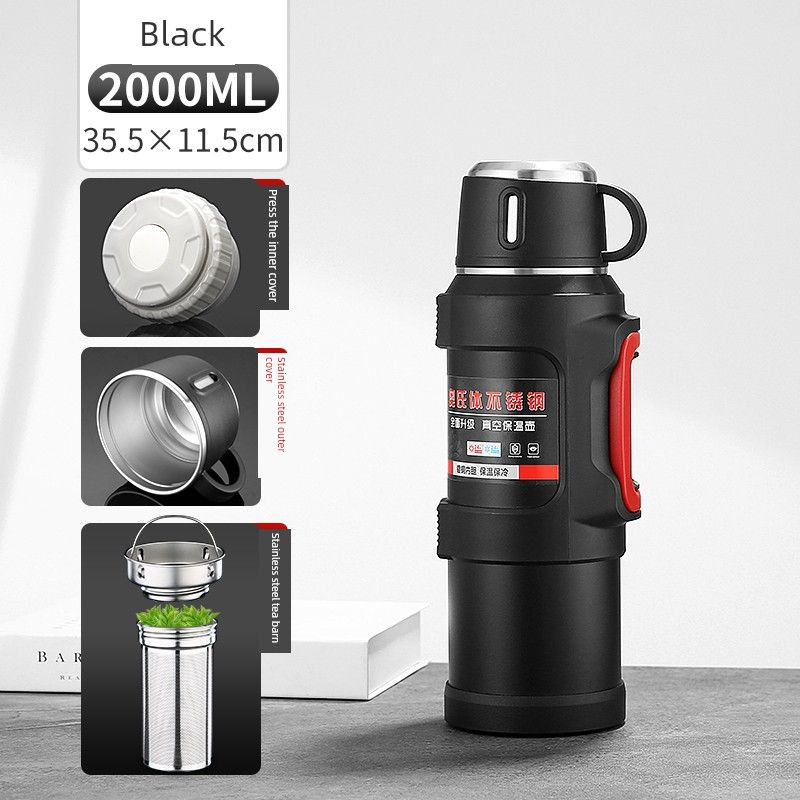 New Arrival 316 Stainless Steel Thermal Pot Large Capacity Vacuum Cup Outdoor Car Portable Kettle Household Kettle 6L