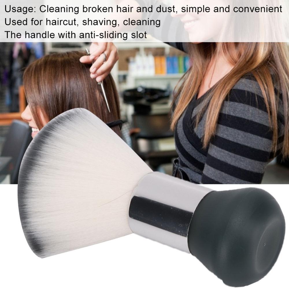 Soft Nylon Hairdressing Broken Hair Sweep Professional Broken Hair Cleaning Brush Barber Shop