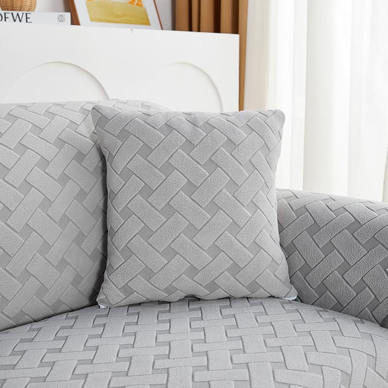 Эластичные плюшевые жаккардовые чехлы для диванов, чехлы для диванов, чехлы для дивана, защита для мебели, мягкие нескользящие эластичные чехлы