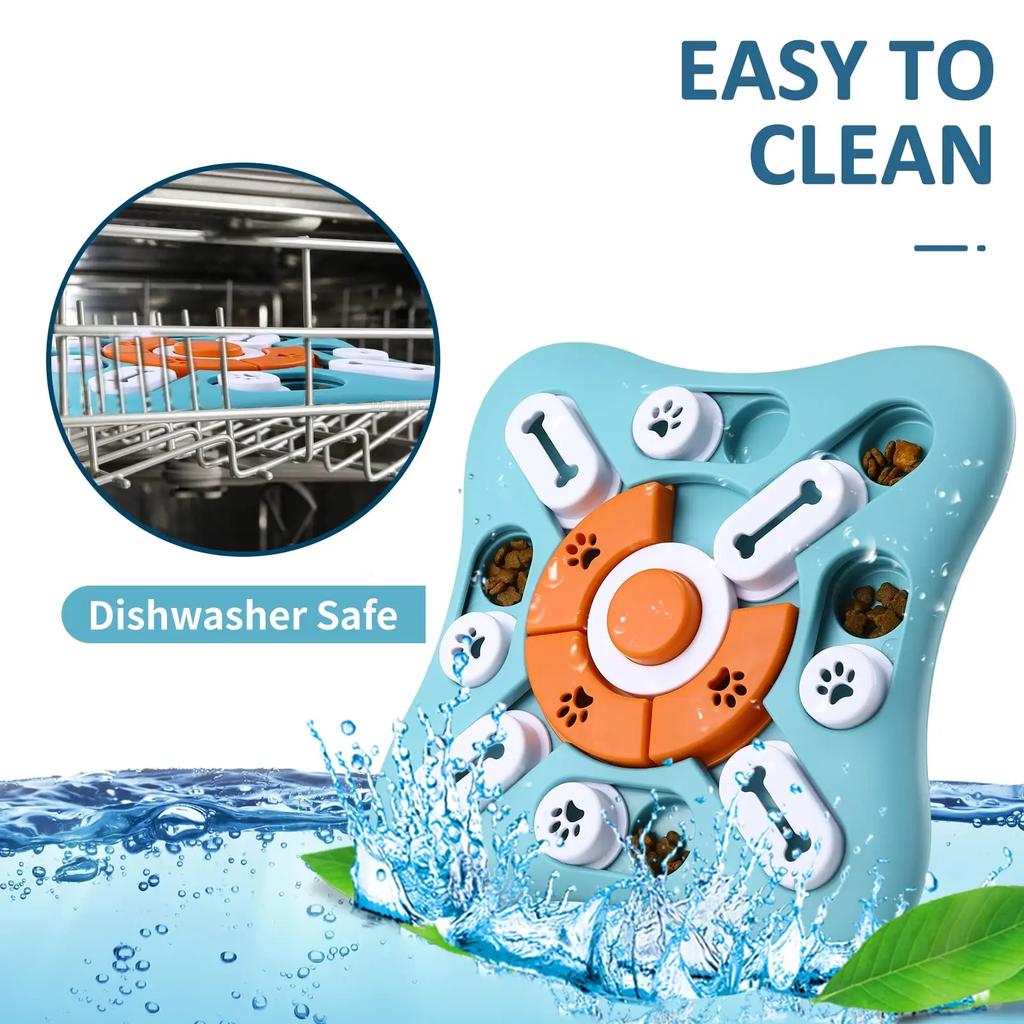 IQ Training Dog Treat Puzzle Toys for Interactive & Mental Stimulating,Fun Slow Feeder,Large Medium Small Dogs Enrichment Toys