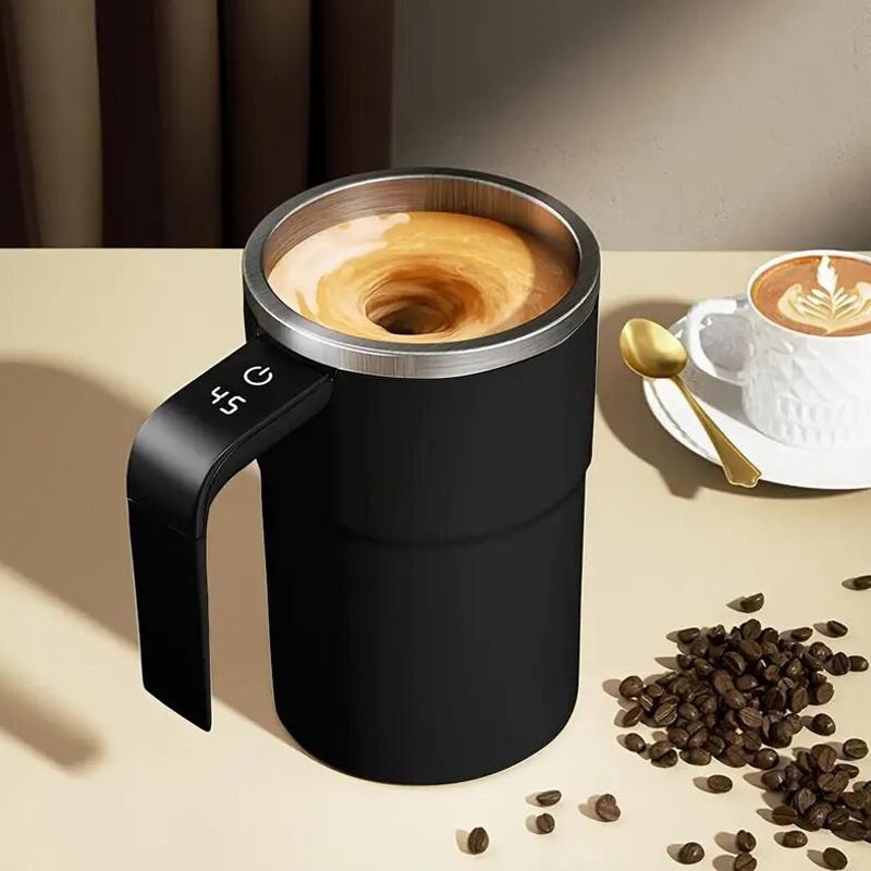 Automatic Self Stirring Magnetic Mug Coffee Self Mixing Mug Usb Rechargeable Smart Thermal Cups With Lcd Screen Food Safe Mug