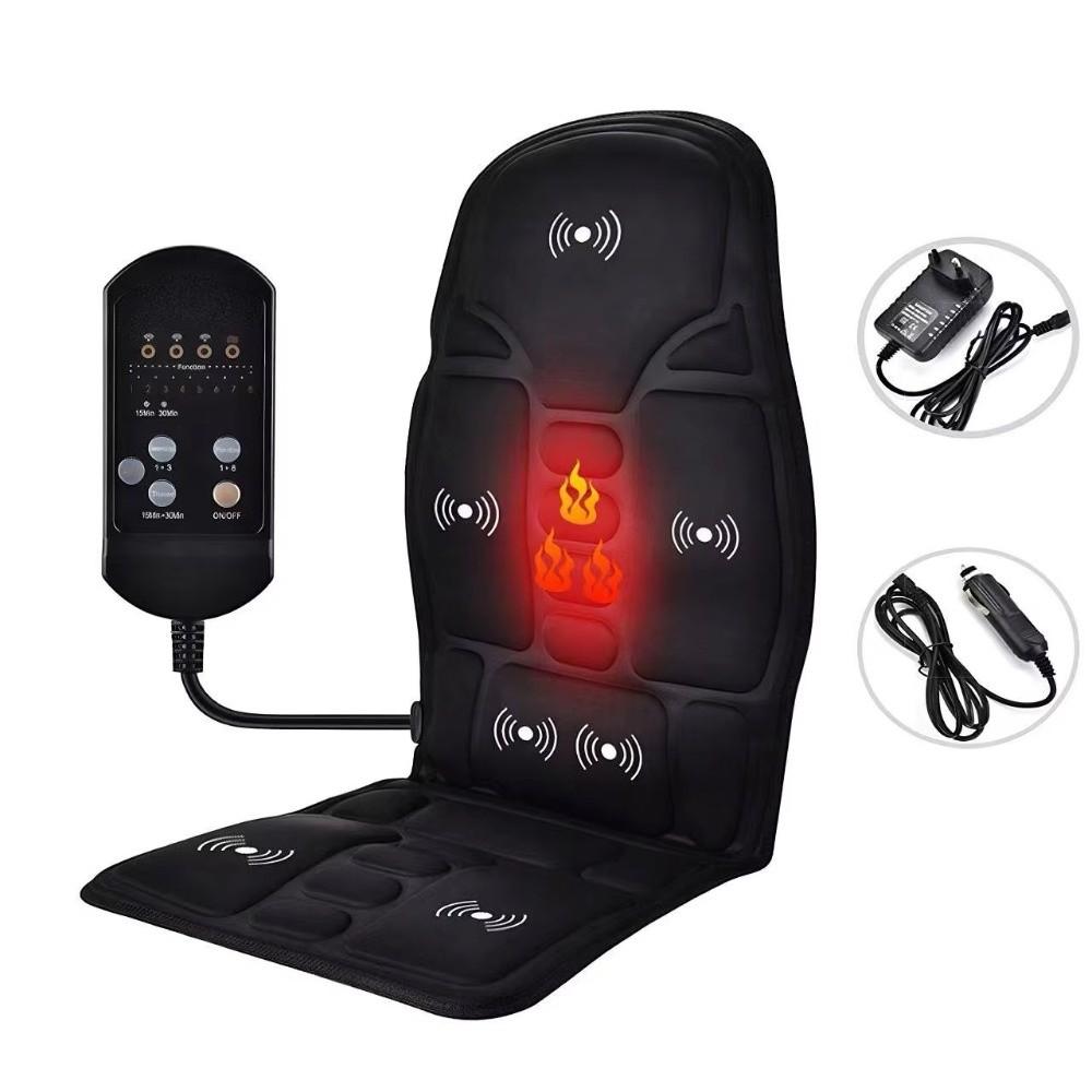 Infrared Massage Chair Pad Electric Heating Back Massager Multifunctional Massage Cushion Office