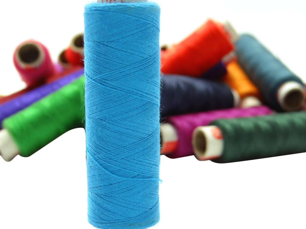 Хлопковая швейная машина для квилтинга с розовой нитью