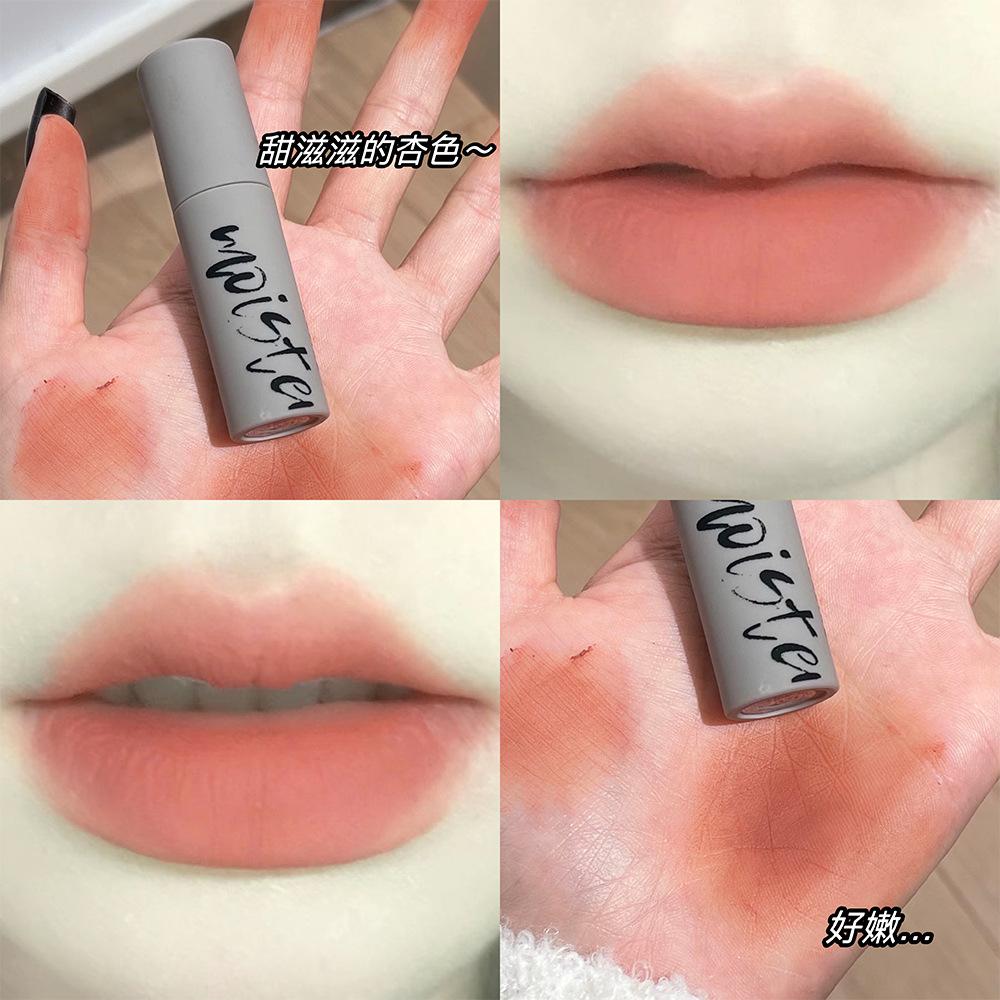 Бархатная матовая помада для губ, стойкая, не выцветающая, высокопигментированная, гладкая помада для студентов, оптовая продажа