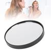 Зеркало с 20-кратным увеличением, Круглое дорожное зеркало для макияжа с высоким увеличением, на 2 присосках, 3,5 дюйма